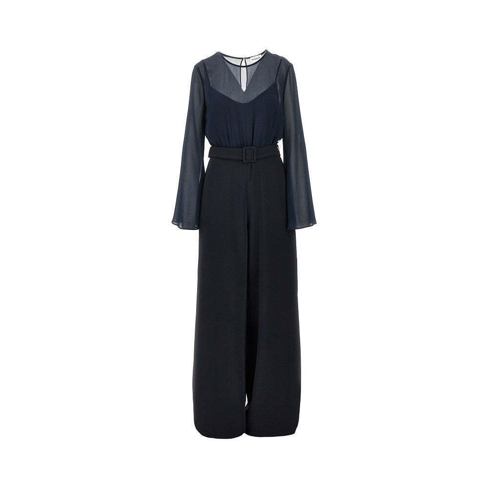 P.A.R.O.S.H. Cady And Chiffon Jumpsuit